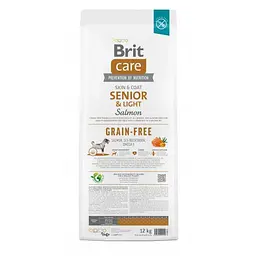 Сухий корм Brit Care Dog Grain-free Senior & Light для старіючих собак, беззерновий з лососем, 12 кг - мініатюра 5