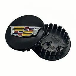 Ковпак колеса Cadillac чорний+логотип 67мм пластик 1шт OEM 9597375 (ковпачок)