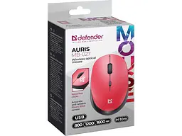 Миша Defender Auris MB-027 Red (52026) - мініатюра 6