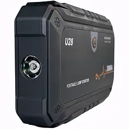 Автомобільний портативний пуско-зарядний пристрій (бустер) Jump Starter Wondertech WTST001 U28, 2000А, павербанк 20000 мАг - мініатюра 3