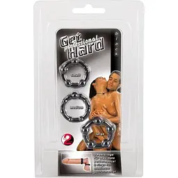Набір ерекційних кілець You2Toys Get Hard 3 шт. чорний