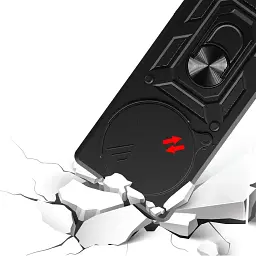 Чохол до мобільного телефона BeCover Military Xiaomi Redmi A4 5G Black (712875) - мініатюра 3