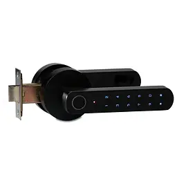 Замок біометричний автономний Trinix TRL-5205BTF Tuya Black з Bluetooth і зчитувачем відбитків пальців (65-00068) - мініатюра 1