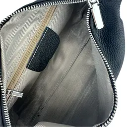 Жіноча чорна маленька чорна сумка Olivia Leather B24-W-2032A - мініатюра 2