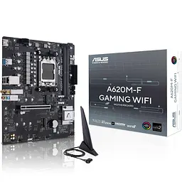 Материнська плата ASUS A620M-F GAMING WIFI (A620M-F GAMING WIFI) (Socket AM5, AMD A620, Micro-ATX) - мініатюра 8