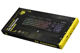 Ігрова клавіатура 2E Gaming KG320 LED USB Black Ukr з підсвічуванням - мініатюра 3