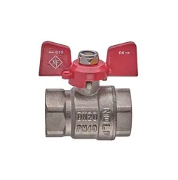 Кран кульовий Nolf classic 3/4" прямий NFC.711-08 (NF3132) - мініатюра 4