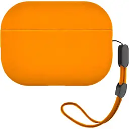 Чохол Blueo Liquid Silicone Case для Apple AirPods Pro 3 Orange [151913] - мініатюра 2