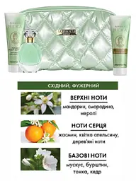 Набір парфумована вода + гель для душу + лосьйон для тіла + косметичка Hera Farmasi - мініатюра 3