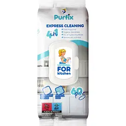 Серветки вологі Purfix Universal for Kitchen 60 шт