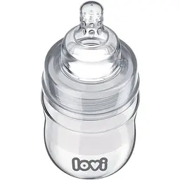 Пляшечка скляна LOVI Diamond Glass Baby Shower 150 мл (74/106) - мініатюра 2