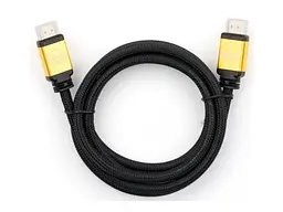 Кабель Vinga HDMI 1.8m Yellow / Black (VCPDCHDMI2VMM1.8BK)