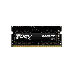 Модуль пам'яті для ноутбука SoDIMM DDR4 16GB (2x8GB) 3200 MHz Fury Impact Kingston Fury (ex.HyperX) (KF432S20IBK2/16) - мініатюра 2