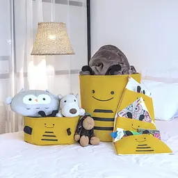 Кошик текстильний круглий Handy Home Бджілка, 40х42 см (CEW-06) - мініатюра 2