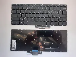 Клавіатура для ноутбуків Lenovo IdeaPad 310S-14, 510S-14, 710S-14 Series чорна без рамки RU/US