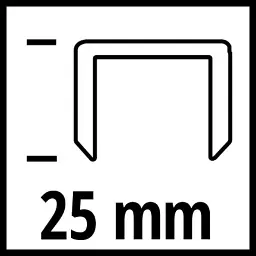Скоби для будівельного степлера Einhell 5.7х25мм, 3000шт. (4137860)