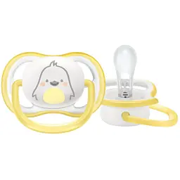 Набір: Пляшечка для годування Philips AVENT Natural Природний потік, 260 мл (SCY903/01) + Пустушка з контейнером Philips Avent Ultra Air нейтральна 0-6 міс. 1 шт. (SCF086/26) - мініатюра 3