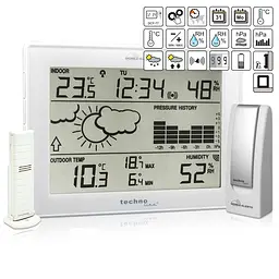 Метеостанція Technoline Mobile Alerts Set MA10006 (MA10006), Білий - мініатюра 4