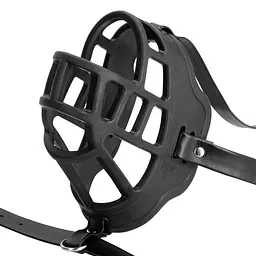 Маска-намордник з кляпом - Ouch! Xtreme Muzzle with Removable Ball Gag - мініатюра 7