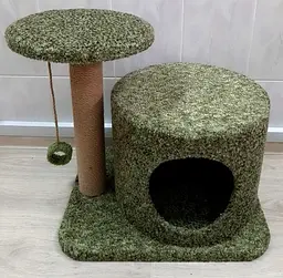 Ігровий комплекс для котів з кігтеточкою KL13