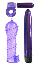 Набір секс-іграшок Classix Ultimate Pleasure Couple's Kit 4 шт. фіолетовий - мініатюра 2