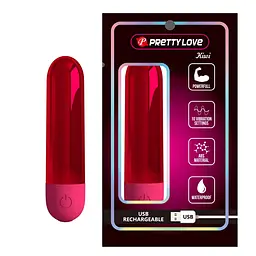 Вібратор для клітора Pretty Love Kiwi 8 см червоний - мініатюра 2
