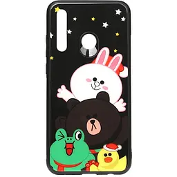 Чохол-накладка Toto Cartoon Print Glass Case HuAwei P Smart Z Line friends all about - мініатюра 2