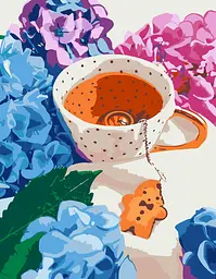Картина за номерами Rosa Start Ароматний чай 35x45 см - мініатюра 2