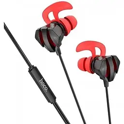 Навушники Hoco Sharp wire control gaming earphones with microphone M105 чорні 6931474789792 - мініатюра 5