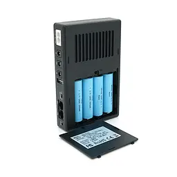 ДБЖ UPS-18W DC1018P YT45103 для роутерів/комутаторів/PON/POE-430, 5//9/12V, 1A, 10000MAh(знімні 4*2500MAh), Black, BOX - мініатюра 3