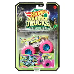 Базова машинка-позашляховик Hot Wheels Monster Trucks Power Сяючі в темряві 1:64 в асортименті (HCB50) - мініатюра 8