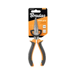 Плоскогубці прямі пласкі Bradas HAWK GRIP, 160 мм (DIY-PL1117/6) - мініатюра 3