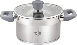 Каструля з кришкою Krauff Elite 26-238-058 22 см 4.7 л срібляста