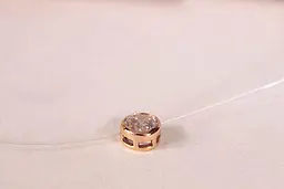 Золотий кулончик на лісці P-0024