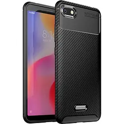 Чохол-накладка Toto TPU Carbon Fiber 1.5 mm Case Xiaomi Redmi 6A Black - мініатюра 2