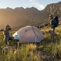 Намет Naturehike Star-River 2 Updated NH17T012-T 20D надлегкий двомісний з футпринтом сіро-червоний - мініатюра 7