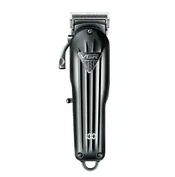 Машинка для стрижки волосся VGR V-282 LED-дисплей акумуляторна Black