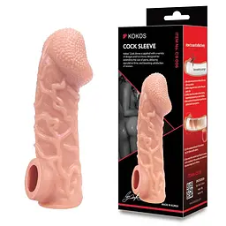 Насадка на член Kokos Cock Sleeve CS 006, L - мініатюра 8
