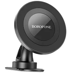 Автотримач Borofone BH91 Ring magnetic (center console) Black - мініатюра 3