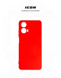Чехол ArmorStandart ICON для Motorola G24 Camera cover Red - миниатюра 3