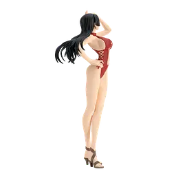 Фігурка Bandai One Piece Великий куш Ванпіс Боа Хенхок Boa Hancock Red swimsuit 20 см B OP BH RS - мініатюра 3