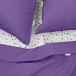 Комплект постільної білизни Cosas сімейний LAVENDER CS1 2 x 160 x 220 см (Ranfors48_PlumLight_ColorBlots_160x2) - мініатюра 3
