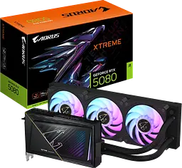 Відеокарта GeForce RTX 5080 16GB Gigabyte AORUS Xtreme WaterForce (GV-N5080AORUSX W-16GD) - мініатюра 3