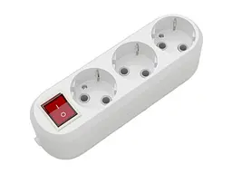 Розетковий блок Electrum ABS SM-3ES White (C-SM-1779)
