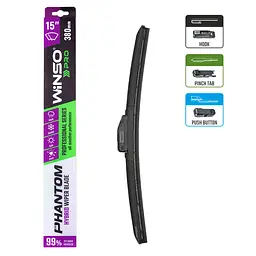 Щітка склоочисника гібридна Winso Pro Phantom 15/380 мм (118380) - мініатюра 3
