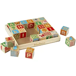 Дерев'яні блоки Melissa&Doug Цифри/Букви (MD2253)