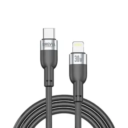 Кабель Brevia Type-C to Lightning 30W 1,2м, чорний box(52120BCLC1)