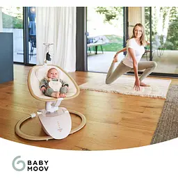 Шезлонг-гойдалка Babymoov Swoon Hoop Sand (A055022) - мініатюра 17