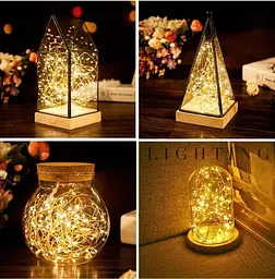 Світлодіодні гірлянди-вогники зі срібним дротом, 20 м, 200 LED, USB, тепле біле світло - мініатюра 3
