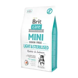 Сухий корм для собак Brit Care GF Mini Light & Sterilised 2 кг (8595602521067)